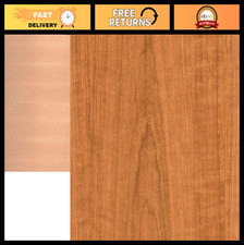 Cherry Wood Veneer Sheet 24x96, A Grade, 10 Mil Thick, Plain Sliced Flat Cut