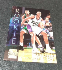 1997 Topps Stadium Club Rookie Card Ray Allen! Milwaukee Bucks RC MVP