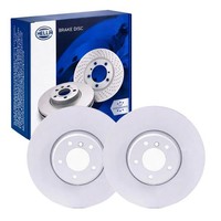 2X Hella Pagid Bremsscheiben Ø348Mm Vorne Passend FüR Bmw 5 6 65142PRO_HC