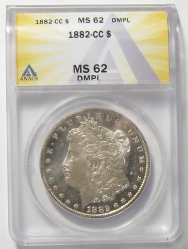 1882-CC Carson City Morgan Silver Dollar ANACS MS 62 DMPL - #11044