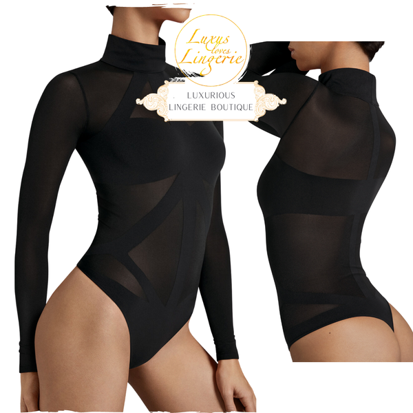Maia String Body By Wolford M Black Schwarz VerfüHrerisches SchnüR Design 2022-image