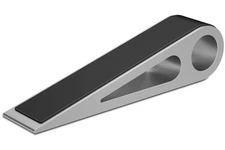 Heavy Duty Door Stopper for Bottom of Door Aluminum & Rubber Door Stop Wedge-...