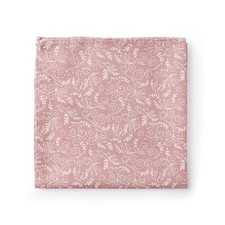Men's Floral Pocket Square Handkerchief Dusty Rose