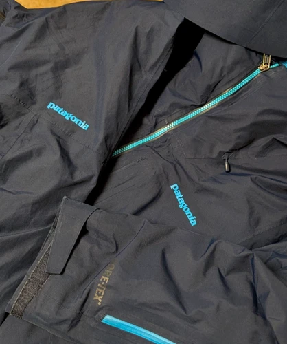 Patagonia Men's Powder Bowl GoreTex Navy Blue Insulated Down Ski Jacket Size L image 5