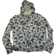 Disney Classic Collection Large Full Zip Hoodie Jacket Vintage Mickey Mouse AOP