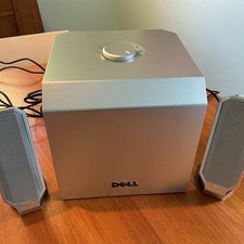 Dell A525 Zylux Multimedia PC Computer Speaker System With Powered Subwoofer