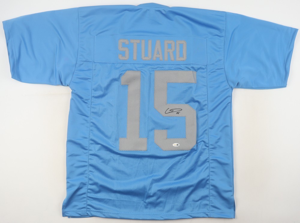 Grant Stuard Autographed Signed Detroit Lions Jersey (JSA) Ex-Houston Cougar Linebacker 
