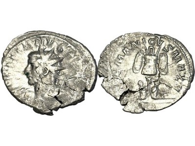 Galen, Antoninian, Trier, 257 n. Chr. [ROM_4038]