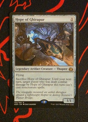 MTG Hope of Ghirapur x1 Lightly Played from  Aether Revolt