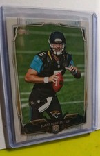 Topps 2014 Blake Bortles Rookie #374 Jacksonville Jaguars NFL Football Card. rookie card picture