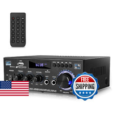 Daakro AK45 Amplifier Stereo Receiver Bluetooth 5.0 Power Amp 2 Channel 300W Hom