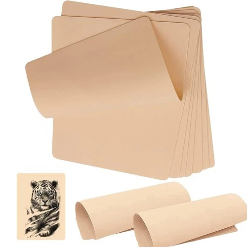 Water-Resistant 10 Pack Tattoo Practice Skins - Realistic Tattoo Training - product listing photo