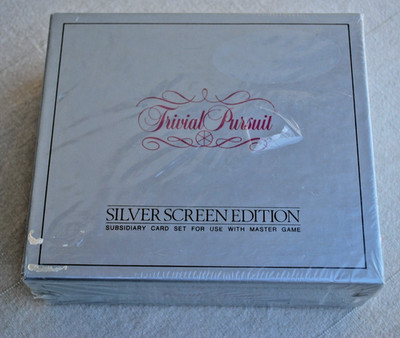 Vintage Trivial Pursuit Silver Screen Edition Movie Board Game Extension SEALED