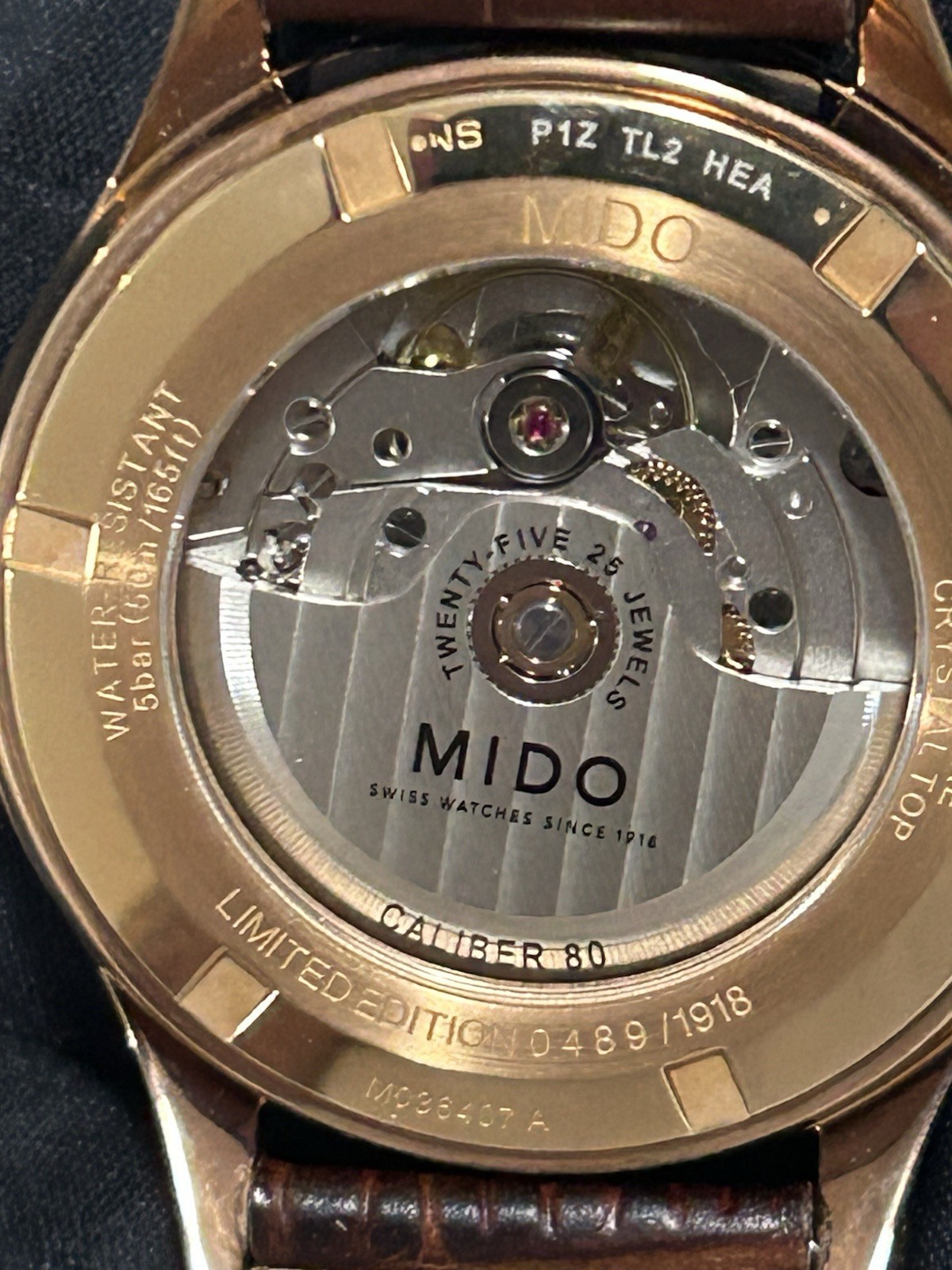 Rare Mido Multifort Datometer 100th Anniversary L… - image 9