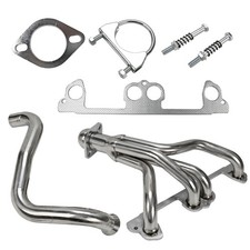 Exhaust Manifold Header W Downpipejeep Wrangler Tj 197-99 2.5 L43hlh