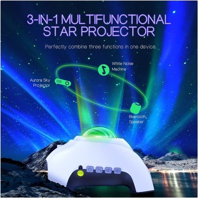 Northern Galaxy Light Star Projector for Bedroom
