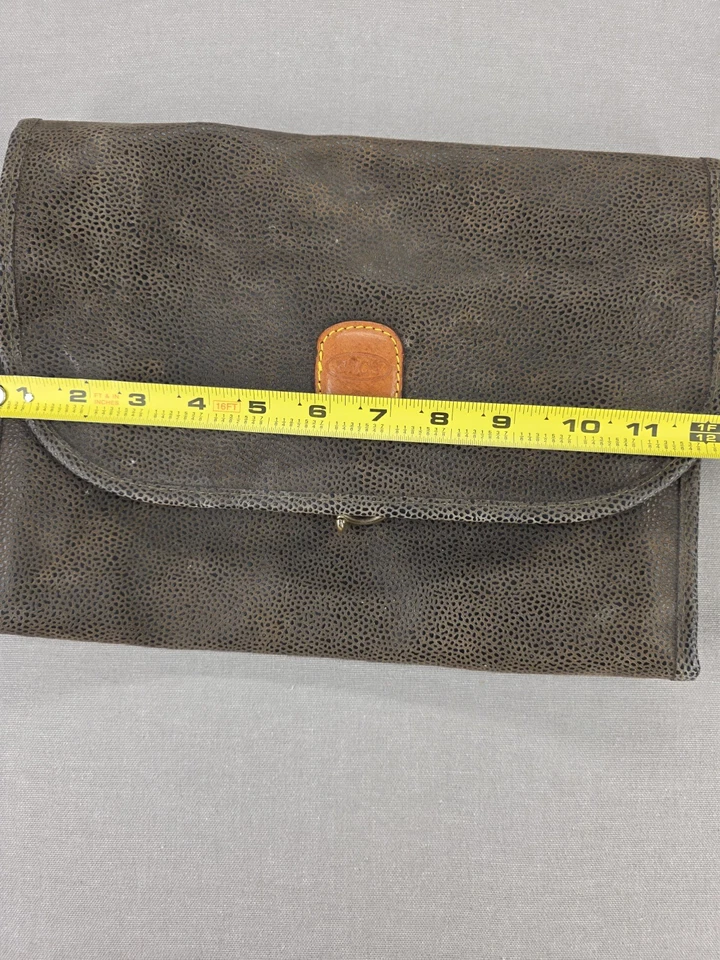 Bolsa de Aseo Bric's Life Tri-Fold Traveler con Gancho Colgante Oliva Italia LEER Foto 2 de 4