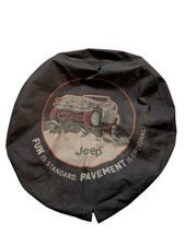 07-18 Jeep Wrangler Cloth Spare Tire Cover Fun Factory Mopar New Oem