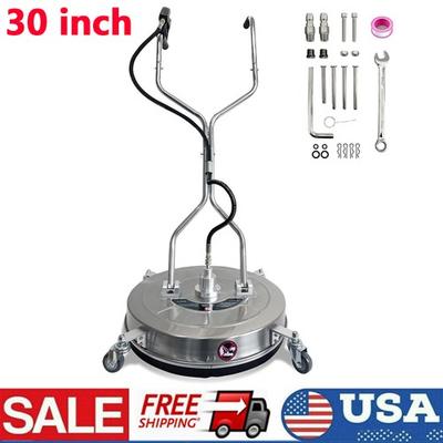 #ad #ad 30in 5200 PSI Pressure Washer Surface Cleaner Dual Handle Power Washer w Wheel $215.99