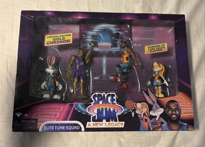 Space Jam: A New Legacy Elite Tune Squad Action Figure 4-Pack Gold Chronos