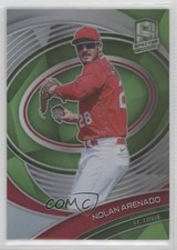 2021 Panini Spectra Neon Green Prizm /30 Nolan Arenado #4 o7m