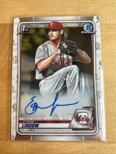 2020 Bowman Chrome - Prospect Autographs Ethan Lindow #CPA-EL (AU, RC)