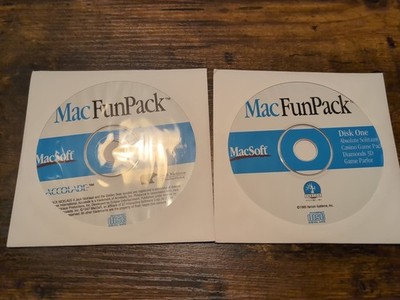 MacSoft Mac FunPack 5 Titles CD-ROM Disc 1 & 2