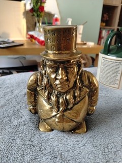 Brass Money Box Transvaal Boer War Era Paul Kruger