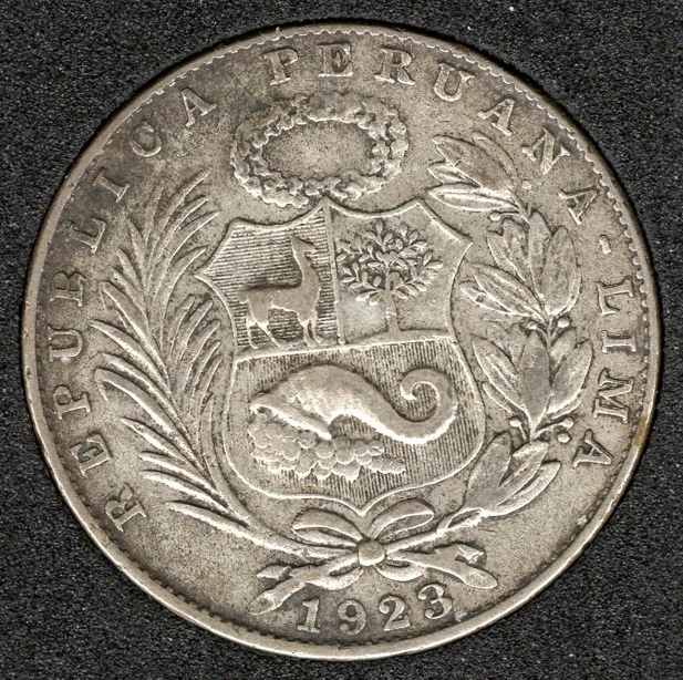 1923 年秘鲁硬币| eBay
