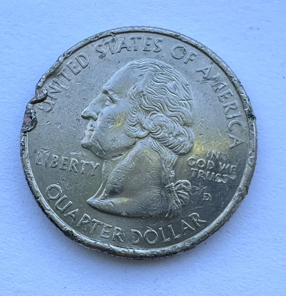 1999-P New Jersey State 1787 Crossroads of the Revolution Quarter - Image 2 of 3