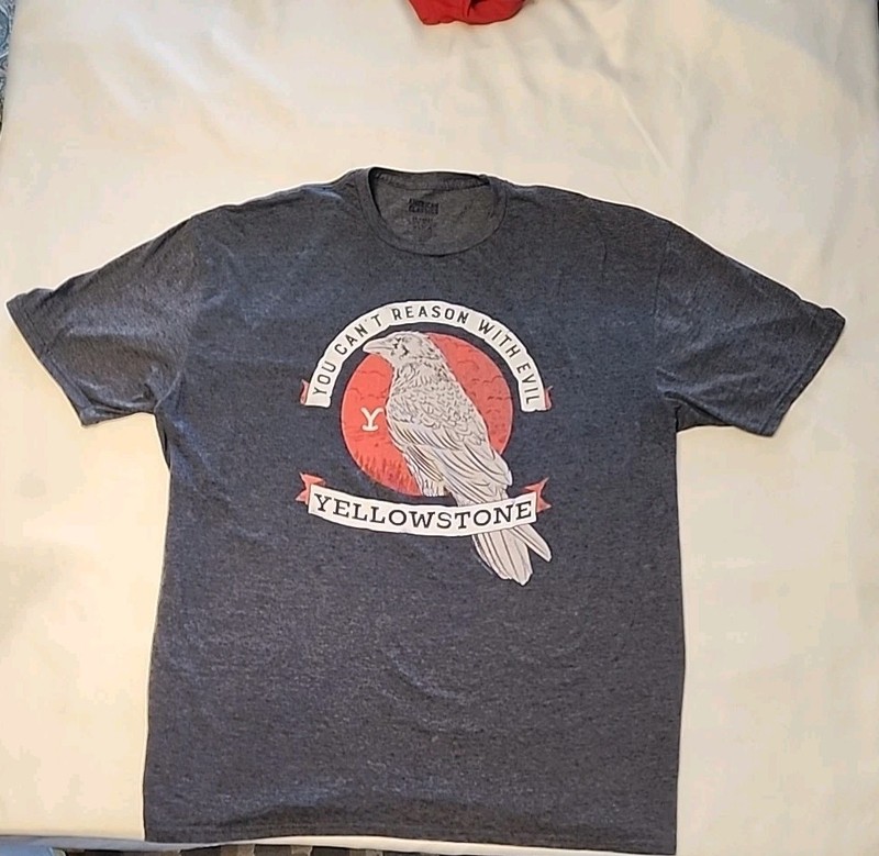 Yellowstone You Cant Reason W Evil Mens XXL T- shirt 