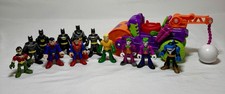 Fisher-Price Imaginext DC Super Friends Batman 13 Figures And 1 Vehicle Lot