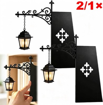 2/1pcs Mini Library Lantern Bookshelf Lamp Book Shelf Lighting Decor Night Light