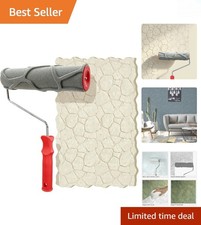 10'' Decorative Concrete Texture Roller for Elegant DIY Home Decoration