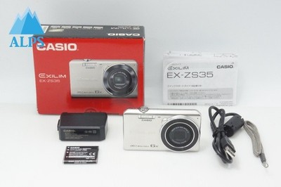 CASIO EXILIM EX-ZS35 20.1MP Compact Digital Camera Silver w/ Box #260722a