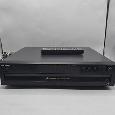 SONY CDP-CE375 5 Disc CD Changer Player Carousel Parts Or Repair Disc 2 Broke