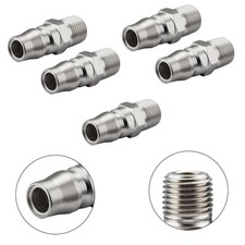 5PCS Male Coupling Air fitting With 1/4inch for BSP Male Thread 20PM 