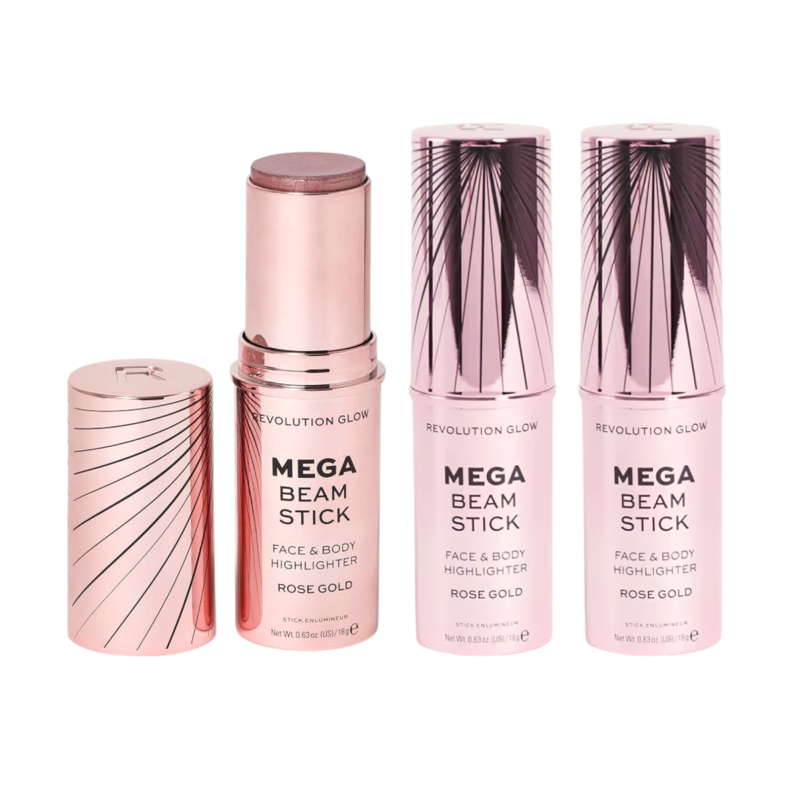 Lot Of 3 Rose Gold Warm Tone