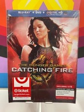 Hunger Games Catching Fire Blu-ray + DVD + Digital 3-Disc, Target Exclusive NEW