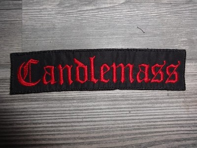Candlemass Shape Patch Epic Doom Metal Solitude Aeturnus Psychotic Waltz