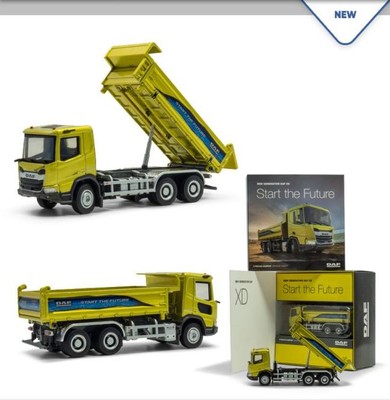 Holland oto LKW DAF XD Baukipper tuscan yellow