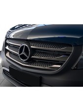 Edelstahl Kühlergrill Zierleiste Chrom für Mercedes Vito 447 2014-2020 5-tlg Edelstahl Kühlergrill Zierleiste Chrom für Mercedes Vito 447 2014-2020 5-tlg