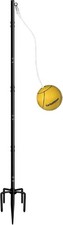 Tetherball Set with Ball  Rope for Outdoor Backyard, Adjustable Tether Ball
