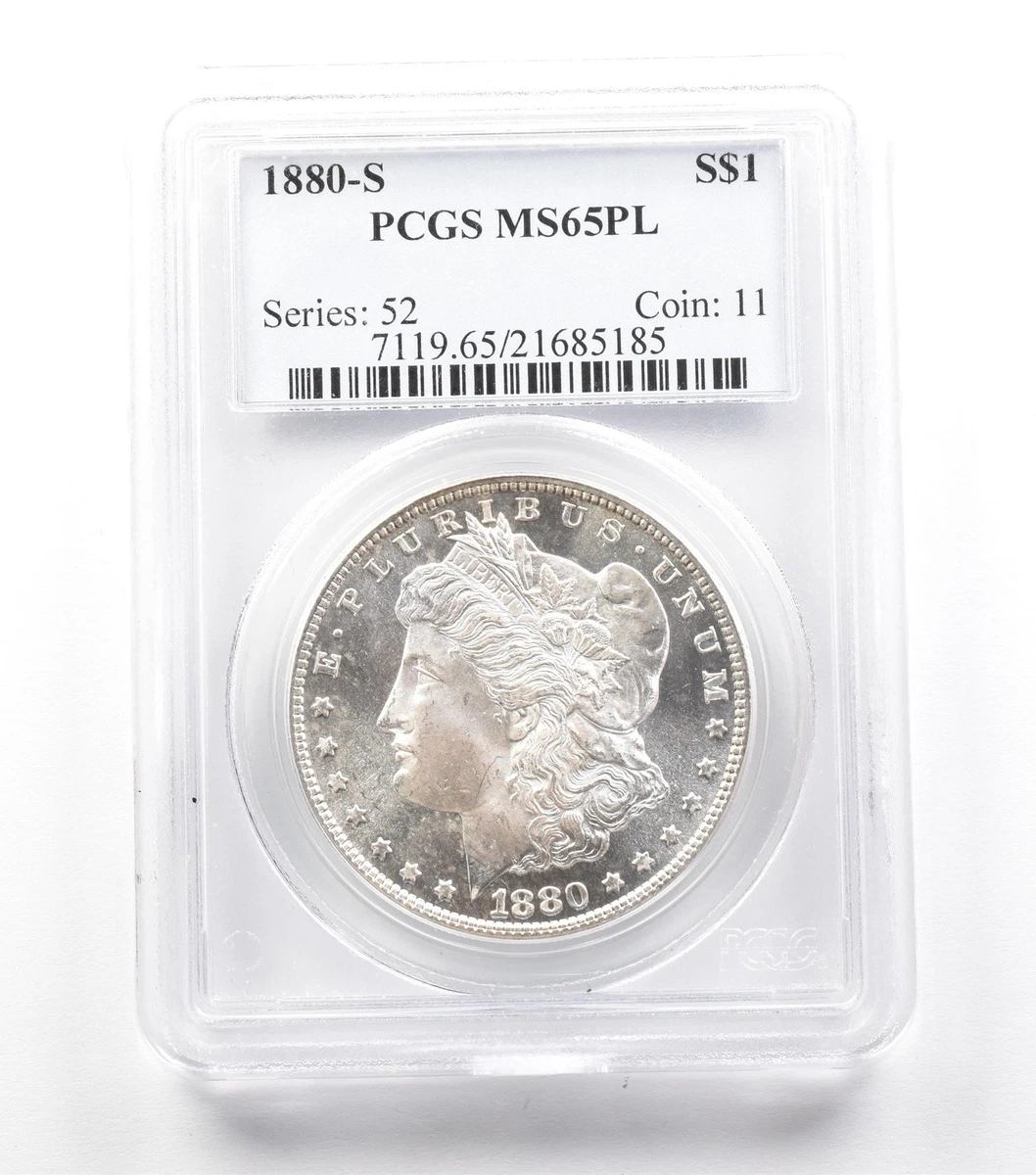 Morgan 1880-S MS65 PCGS モルガン・ダラー 1880-S Silver Bullion™ JM
