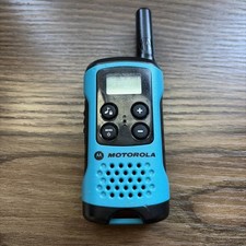 Motorola Talkabout T100TP Two-Way Radio Walkie Talkie Blue AAA Single Handset