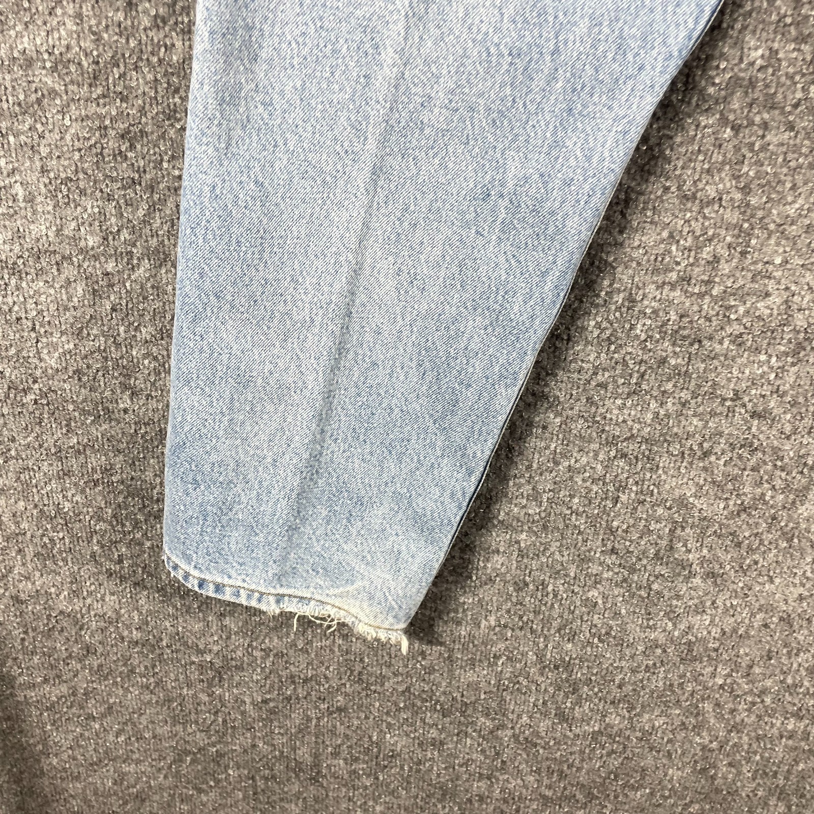 VTG Carhartt Jeans Mens 36x30 Blue Denim Relaxed Fit Faded Straight Leg 90s Work thumbnail 14