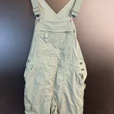 Duluth Trading Co Heirloom Gardening Bib Overalls Green 16760 Women's Size Lx31