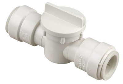 American Motorhome RV 1/2" Water Pipe Push Fit Straight Inline Tap