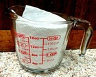  ANCHOR HOCKING Glass  2 Cup Measuring Cup #698-Microwave safe — photo 1