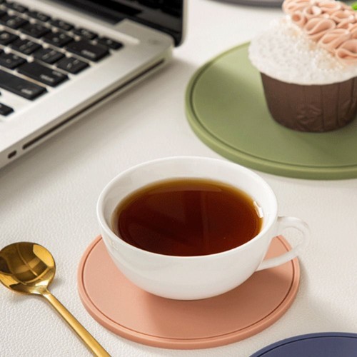 5Pcs Table Mats Dining Placemat Silicone Mats Insulation Tableware Mat Round AU - Picture 4 of 23